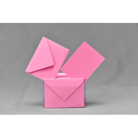 Bigliettini e buste - 7x11 Cm / Fuxia