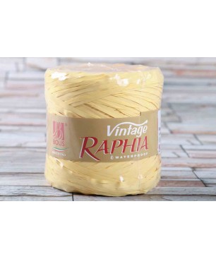 Raphia Vintage 200 M - Vari colori - Giallo canarino