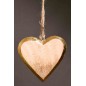 Cuore in legno di Mango - 10x10 Cm / Naturale