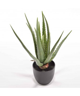 Aloe artificiale in vaso - 55 Cm