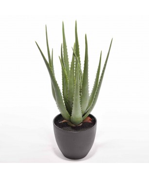 Aloe artificiale in vaso - 46 Cm