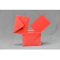 Bigliettini e buste - 6x8 Cm / Rosso