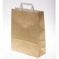 Borsine shopper piattina 25 Pezzi - 32x16x44 Cm / Avana