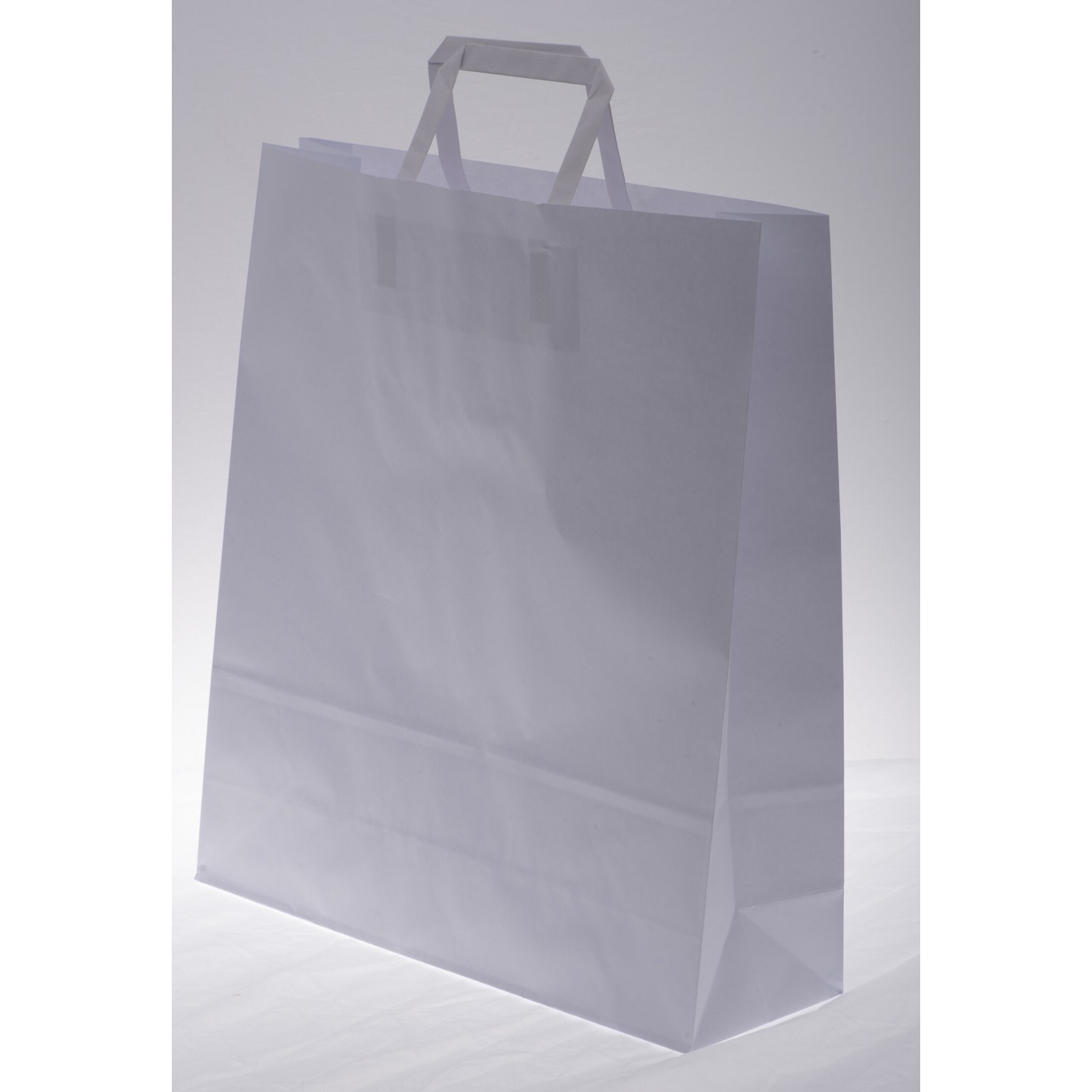 Borsine shopper piattina 25 Pezzi - 26x11x34,5 Cm / Bianco