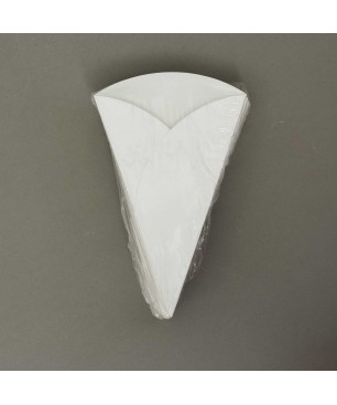 Coni portariso in carta 25 Pezzi - 18,5x11 Cm / Bianco