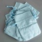 Sacchetti "Cotone" 10 Pezzi - 9x12 Cm / Azzurro