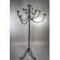 Candelabro St Barth in ferro nero