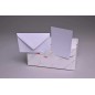 Bigliettini e buste 200 Pezzi - 7x11 Cm / Bianco