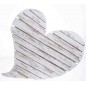 Cuore shabby in MDF - 65x61 Cm