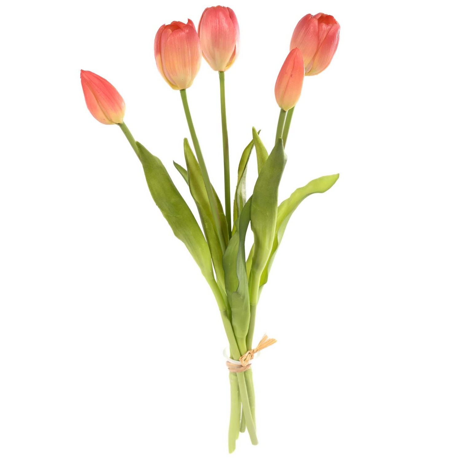 Tulipani "Real touch" - Crema/rosa