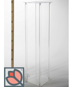 Colonna in Plexiglass - H 80 Cm