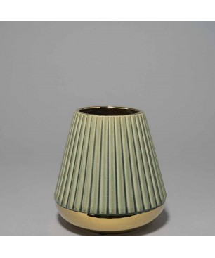 Vaso in Ceramica - 14,5x15,5 CM Verde