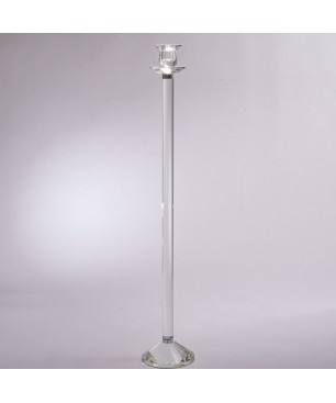 Candelabro in cristallo - 12x70 Cm / Trasparente