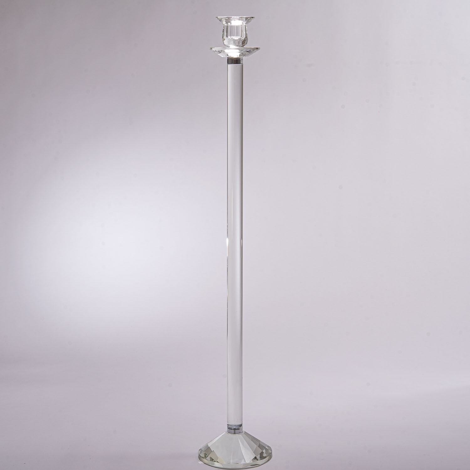 Candelabro in cristallo - 12x70 Cm / Trasparente