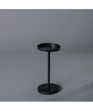 Candelabro in metallo - 8,3x17 Cm / Nero