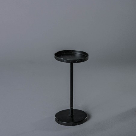 Candelabro in metallo - 8,3x17 Cm / Nero