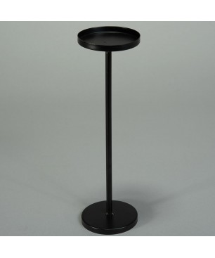 Candelabro in metallo - 8,3x28 Cm / Nero