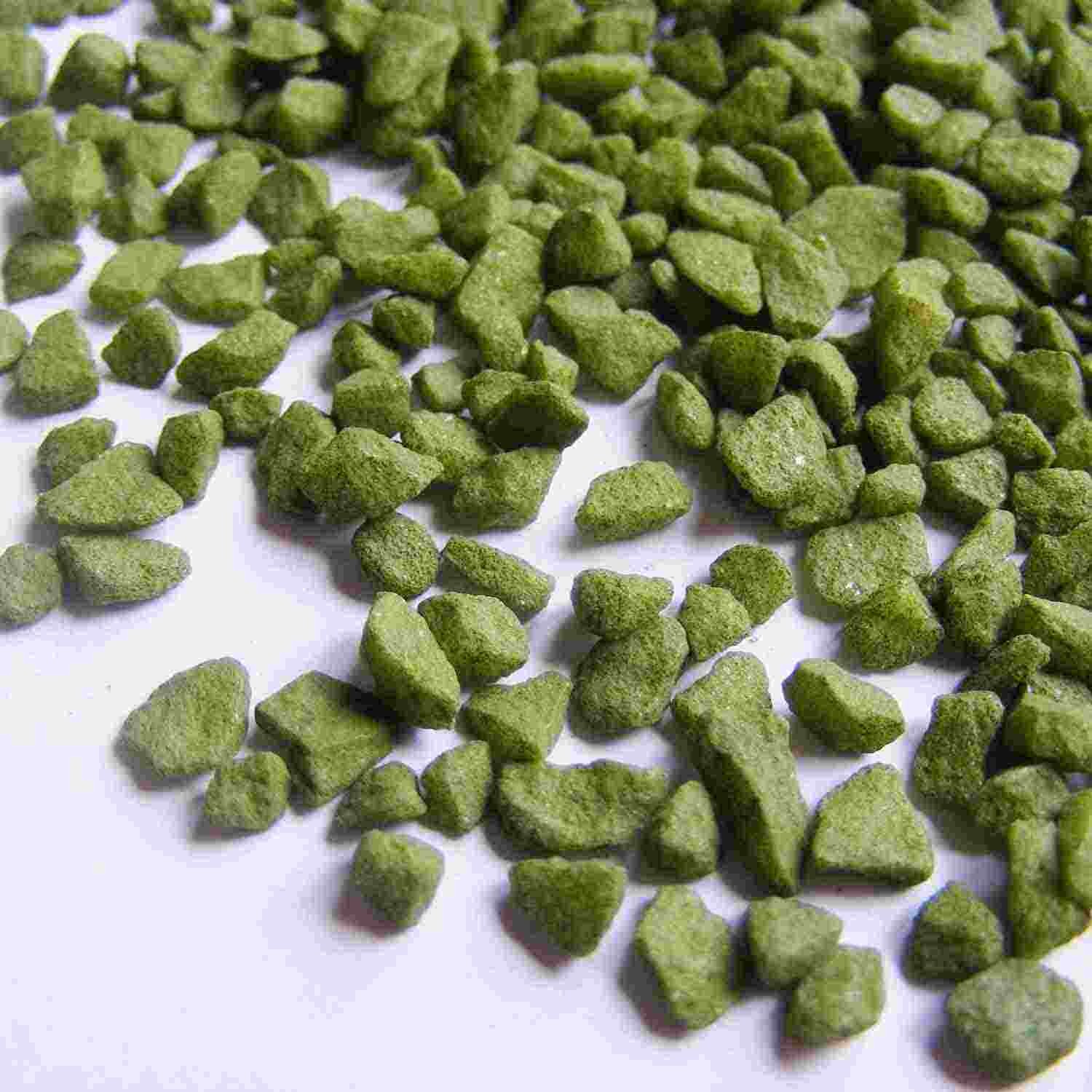 Granulato decorativo in sacchetto da 1 Kg - Verde oliva