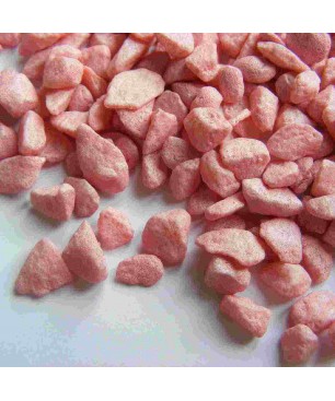 Pietra decorativa in sacchetto da 1 Kg - Rosa 