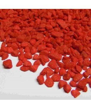 Granulato decorativo in sacchetto da 1 Kg - Rosso amore 