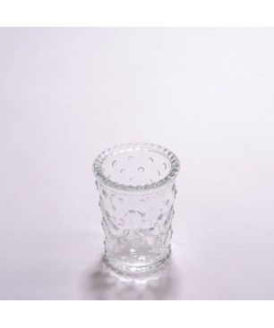 Vaso caspò a puntini D 6,5 CM H 8 CM (S34/8) F9671