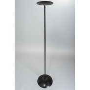 Asta portacandela in ferro nero - H 150 CM