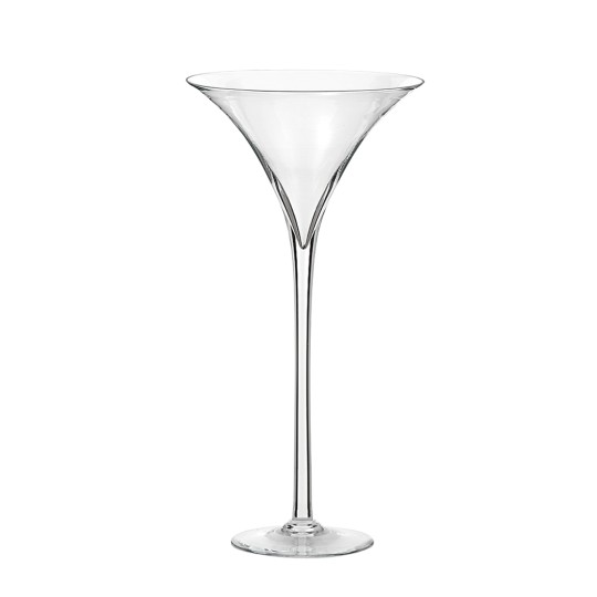 Vaso di vetro Coppa Martini - Varie misure - D24 H50