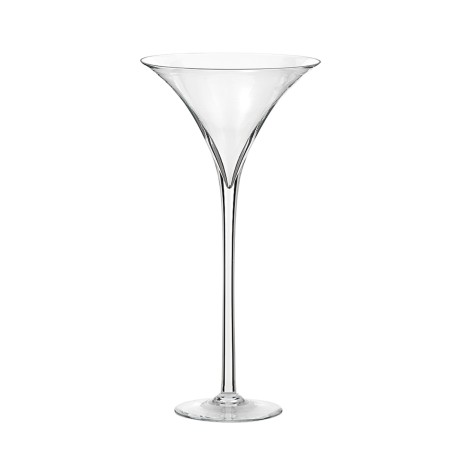 Vaso di vetro Coppa Martini - Varie misure - D24 H50