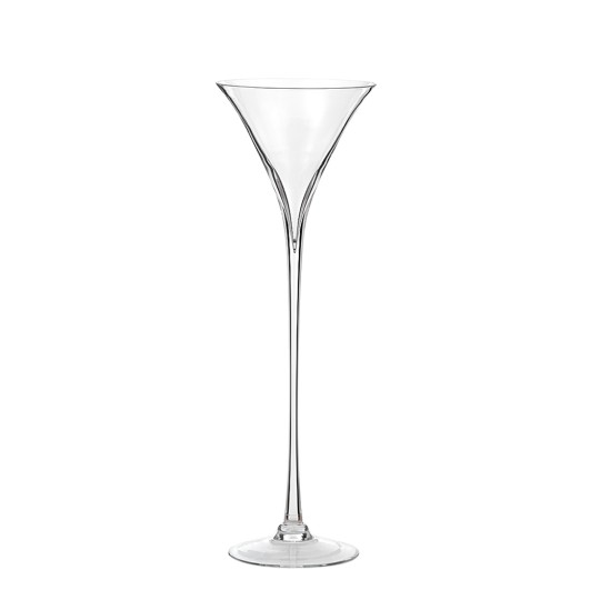 Vaso di vetro Coppa Martini - Varie misure - D17 H50