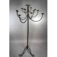 Candelabro St Barth in ferro nero