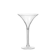 Vaso di vetro Coppa Martini - Varie misure - D24x40 Cm