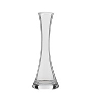 Vaso di vetro trasparente monofiore forma svasata in varie misure - D 3x20 Cm