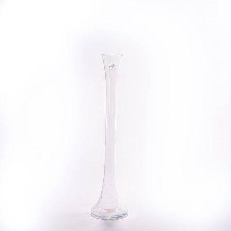 Vaso in vetro monofiore - H 50 Cm / Trasparente