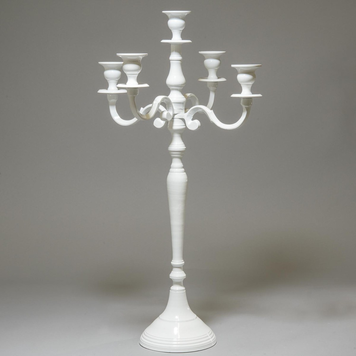 Candelabro bianco - H 63 CM