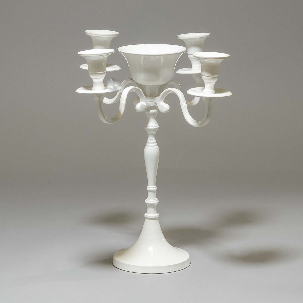 Candelabro bianco - H 33 CM