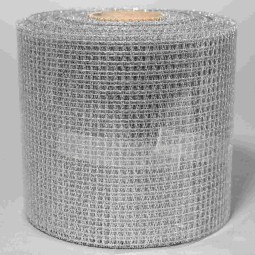 Nastro "Rete" laminato - 98 Mm x 20 M / Argento