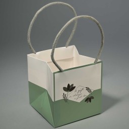 Borsina "Mood" 12x12x12,5 CM - 10 Pezzi  Verde