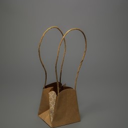 Borsina "Dune" 11,5x11,5x13  CM - 10 Pezzi  Naturale