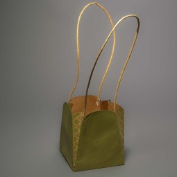 Borsina "Dune" 14x14x16  CM - 10 Pezzi  Verde scuro