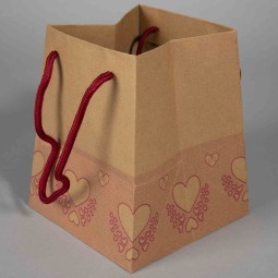 Borsine "Lacy" in cartoncino 10 Pezzi -15x15x18 Cm