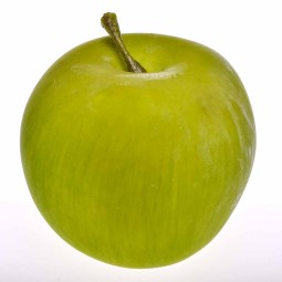 Mela artificiale "Real touch" - 6 Cm / Verde