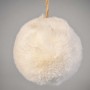 Pallina in peluche - D 13 Cm - 1 Pezzi - Bianco