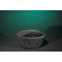 Ciotola "Biolit" in cartone nero - D 19 Cm