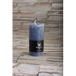 Moccolo candela rustico - 58x120 Mm / Blu