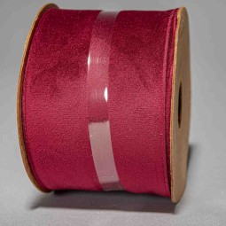 Nastro in velluto - 70 Mm x 8 M / Rosso scuro