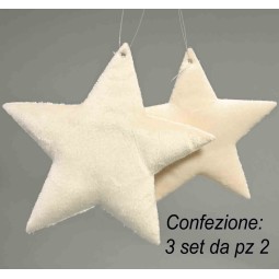 Decorazione da Appendere Stella in Velluto