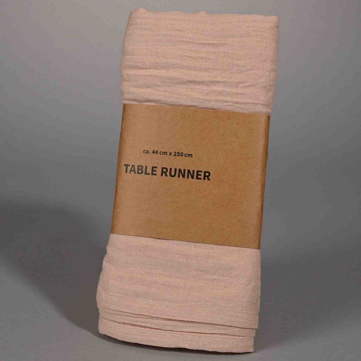 Runner "Cotone" - 44 x 250 Cm / Rosa chiaro