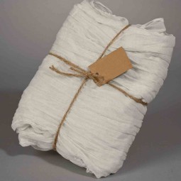 Runner "Cotone" - 70 x 300 Cm / Bianco