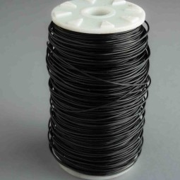 Filo di ferro in spoletta - 0,65 Mm x 330 G / Nero