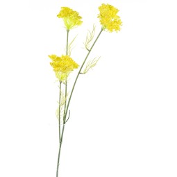 Aneto in stelo con 3 ramificazioni - Vari Colori - Giallo